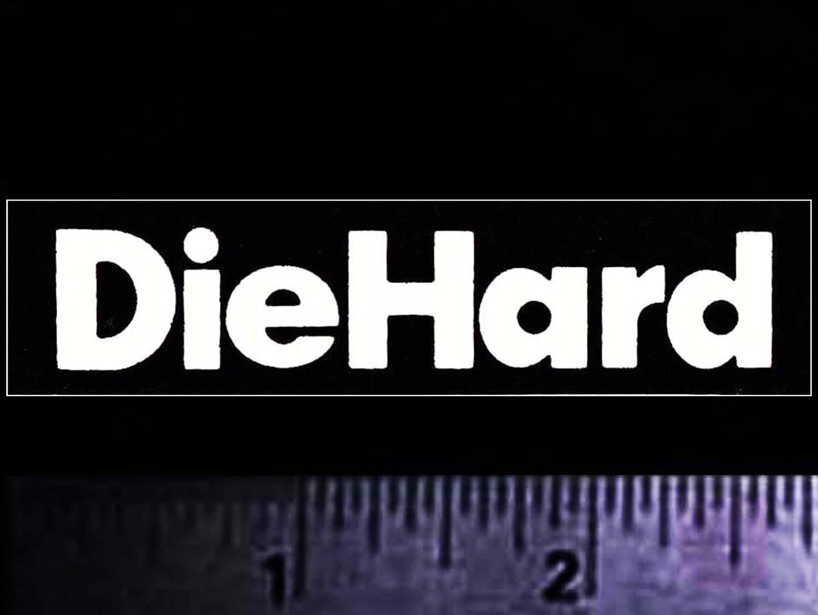 SEARS Diehard Battery - Original Vintage 1960's 70's Racing Decal/Sticker 2.75"