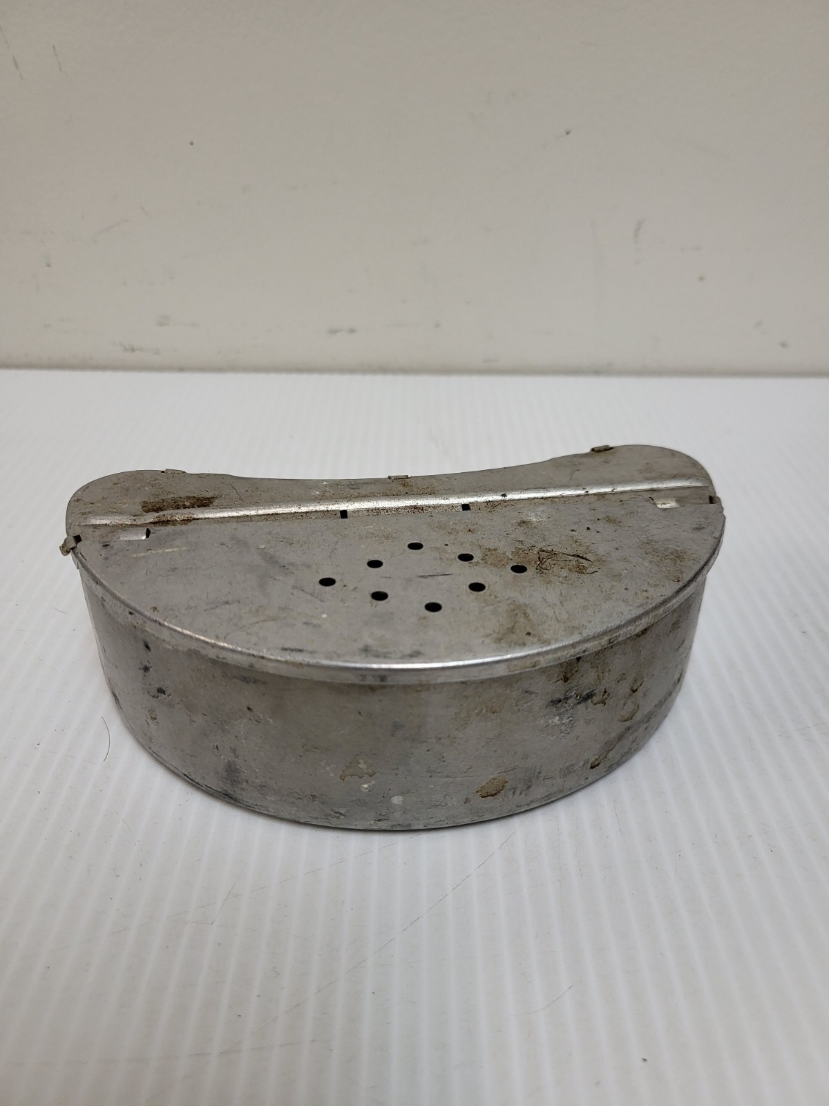 Vintage Worm Belt Container For Fishing