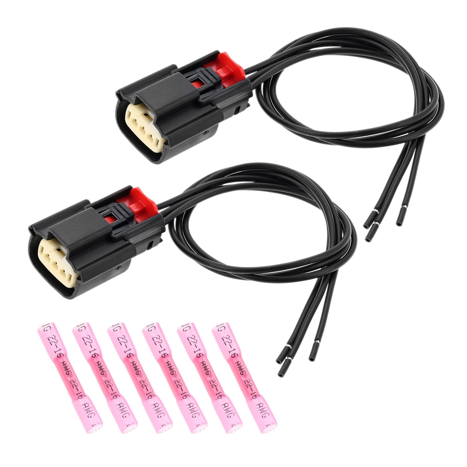 HZ-MONSTAR 2Pcs Ignition Coil Connector Pigtail Harness 9U2Z14S411EA
