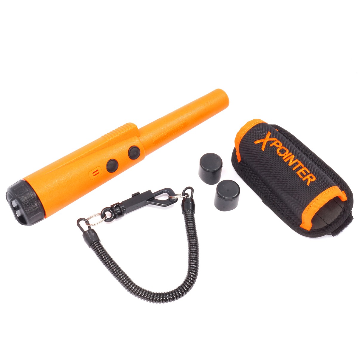 Quest XPointer Land Orange Pinpointer Probe for Metal Detecting Treasure Hunting