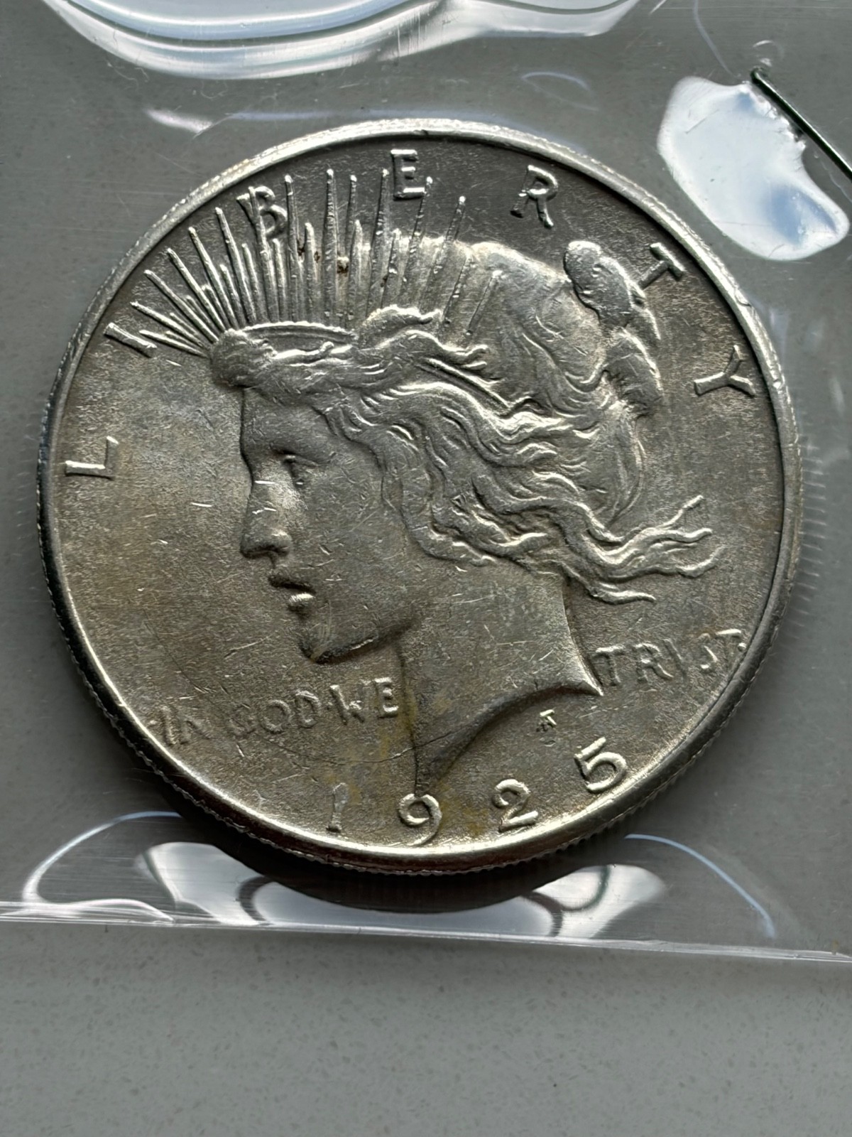 1925-S PEACE SILVER DOLLAR--XF++ COIN!!