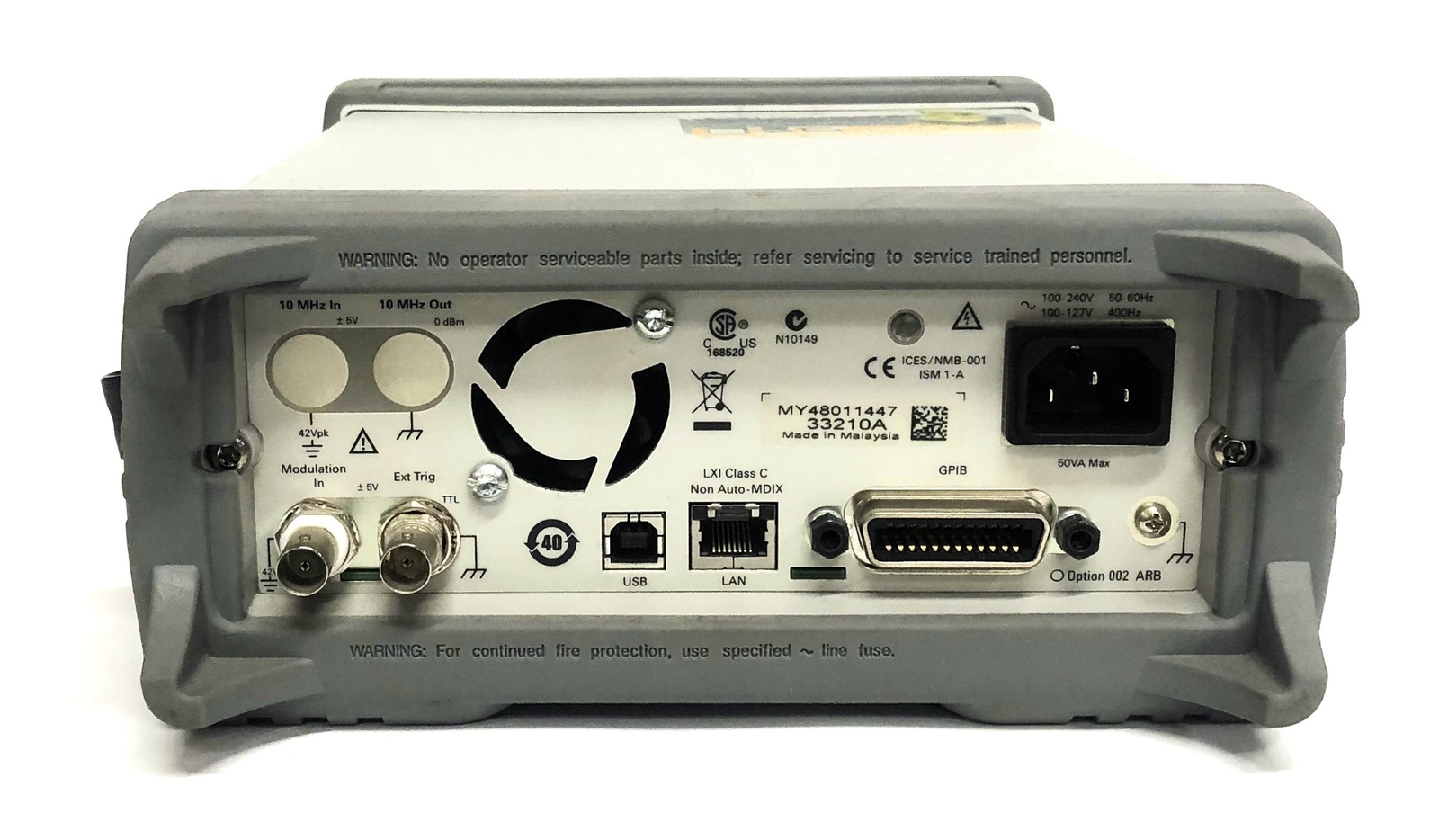 Agilent 10MHz Function/Arbitrary Waveform Generator 33210A USED