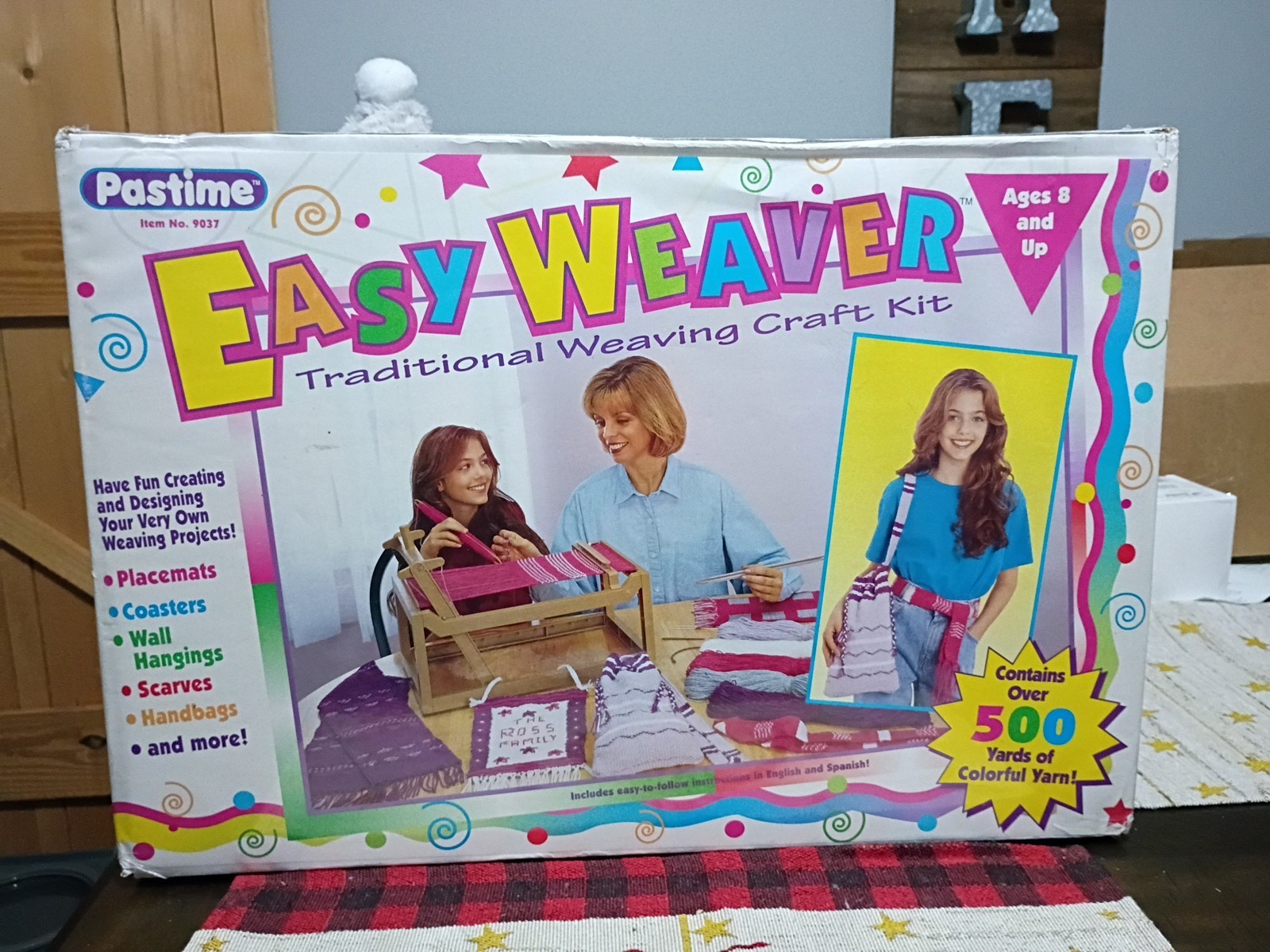 Pastime Easy Weaver Hardwood Fabric Weaving Loom NEW IN BOX 1997 Made In USA VNT