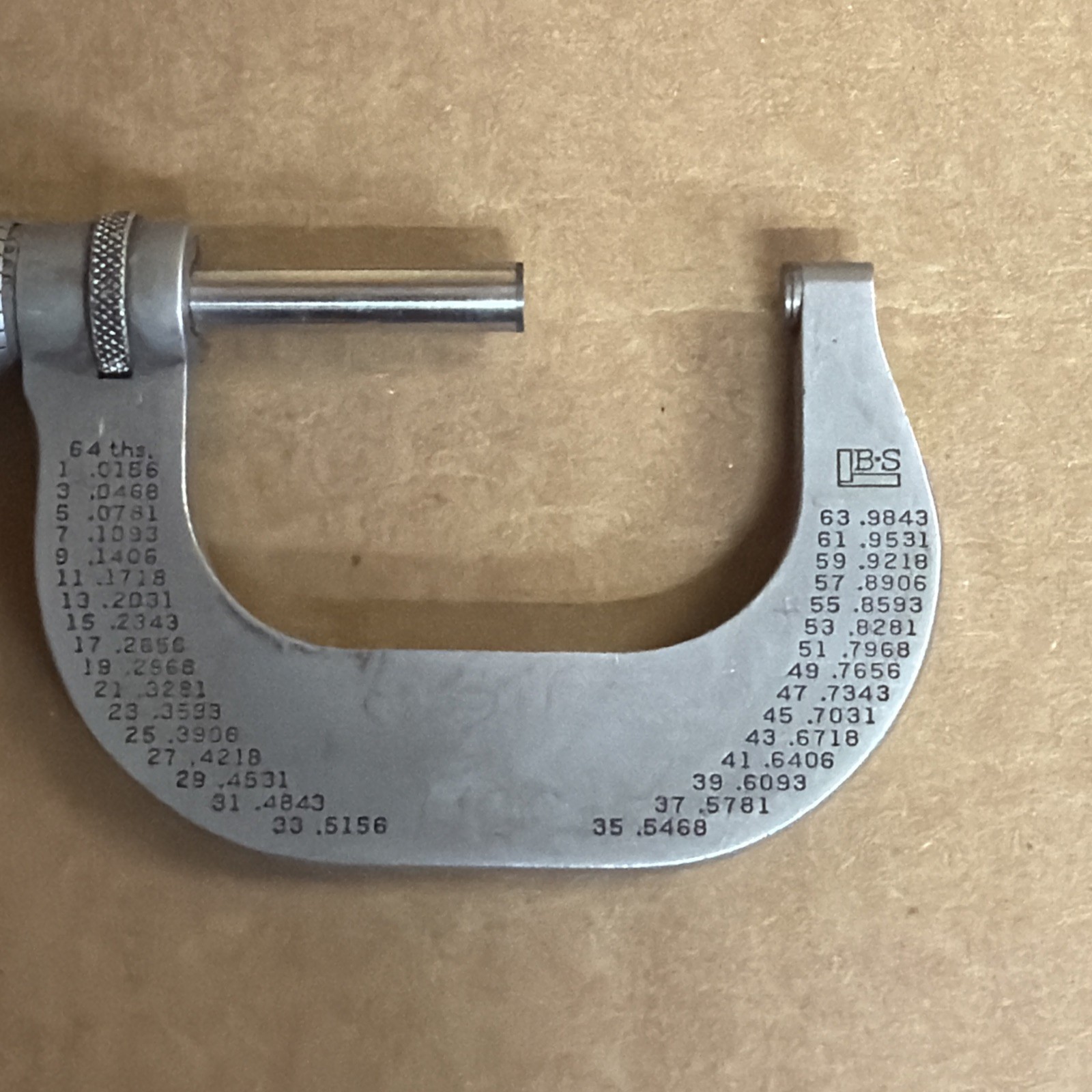 Brown Sharpe No 48 2" Micrometer no box