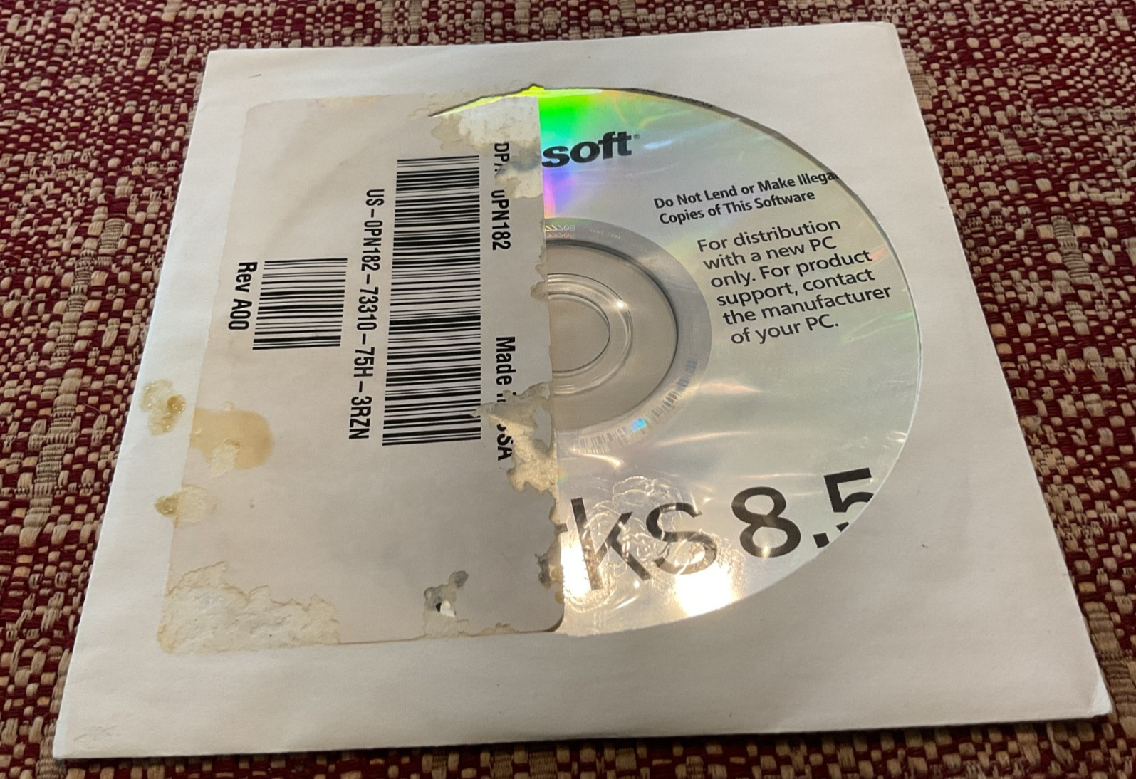 Microsoft Works 8.5 CD-Rom Software BRAND NEW