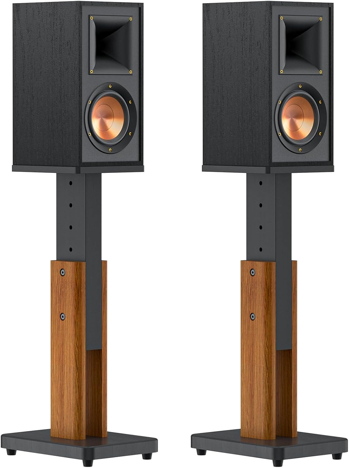 Height Adjustable Speaker Stands Pair for Studio Monitor & Bookshelf Speaker Sta