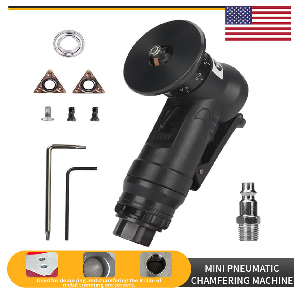 Air Chamfering Machine Grinder Metal Deburring Pneumatic Beveling Trimming Tools