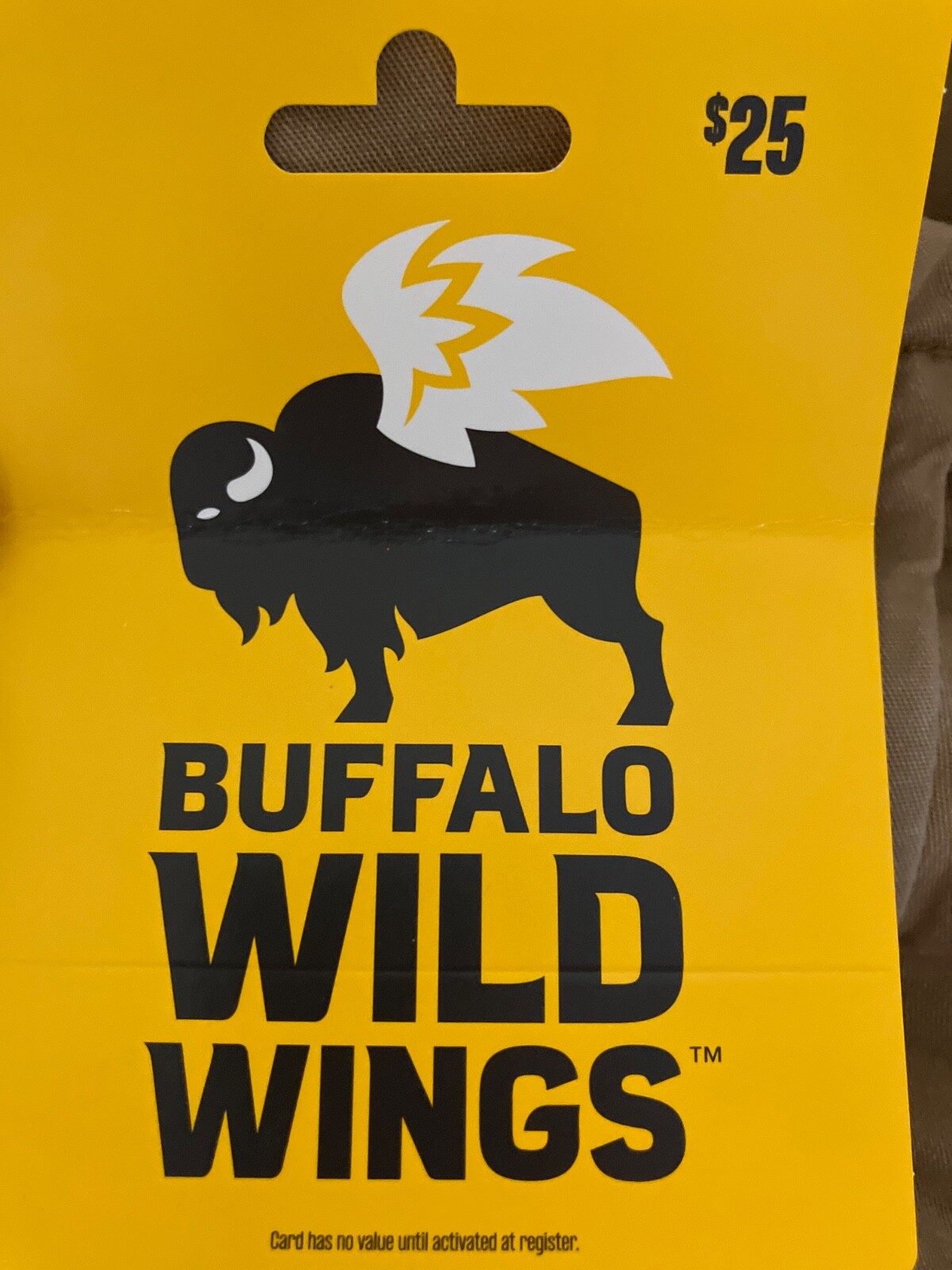 New Buffalo Wild Wings Gift Card - $25