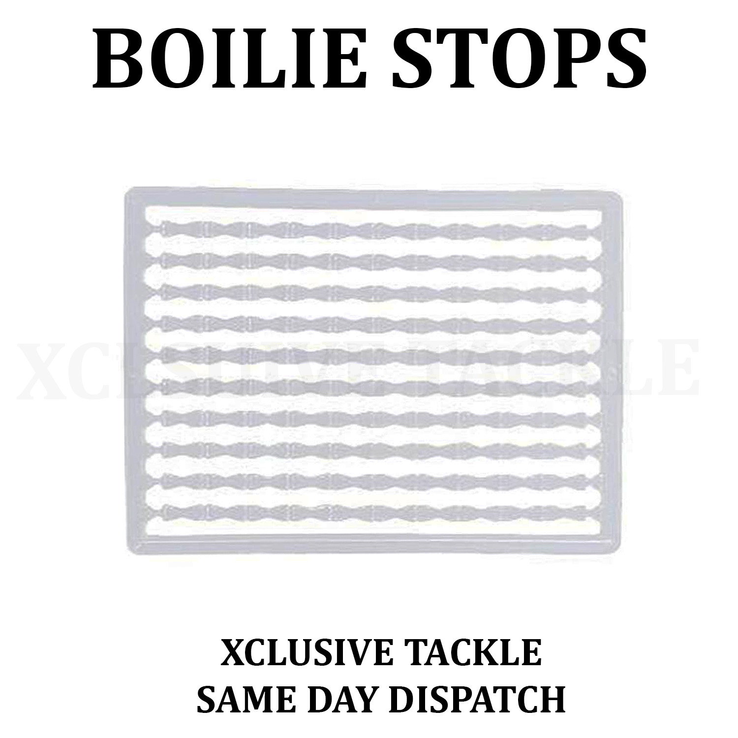 Boilie Stop Hair Fishing Stops (Clear) - Carp Fishing Terminal Tackle Swivel