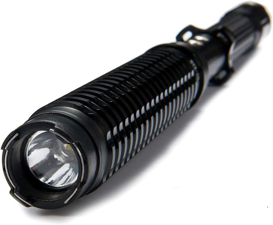 Advanced Self-Defense Tool: 80 Million Volt LED Flashlight - Adjustable 18.9in