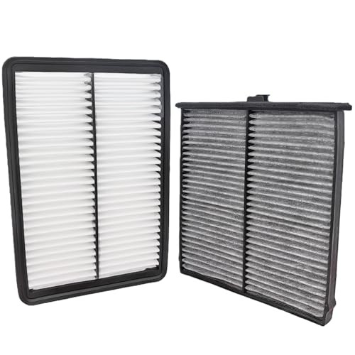 A26280 C38175 Engine and Cabin Air Filter Set Compatible with Mazda 6 2014
