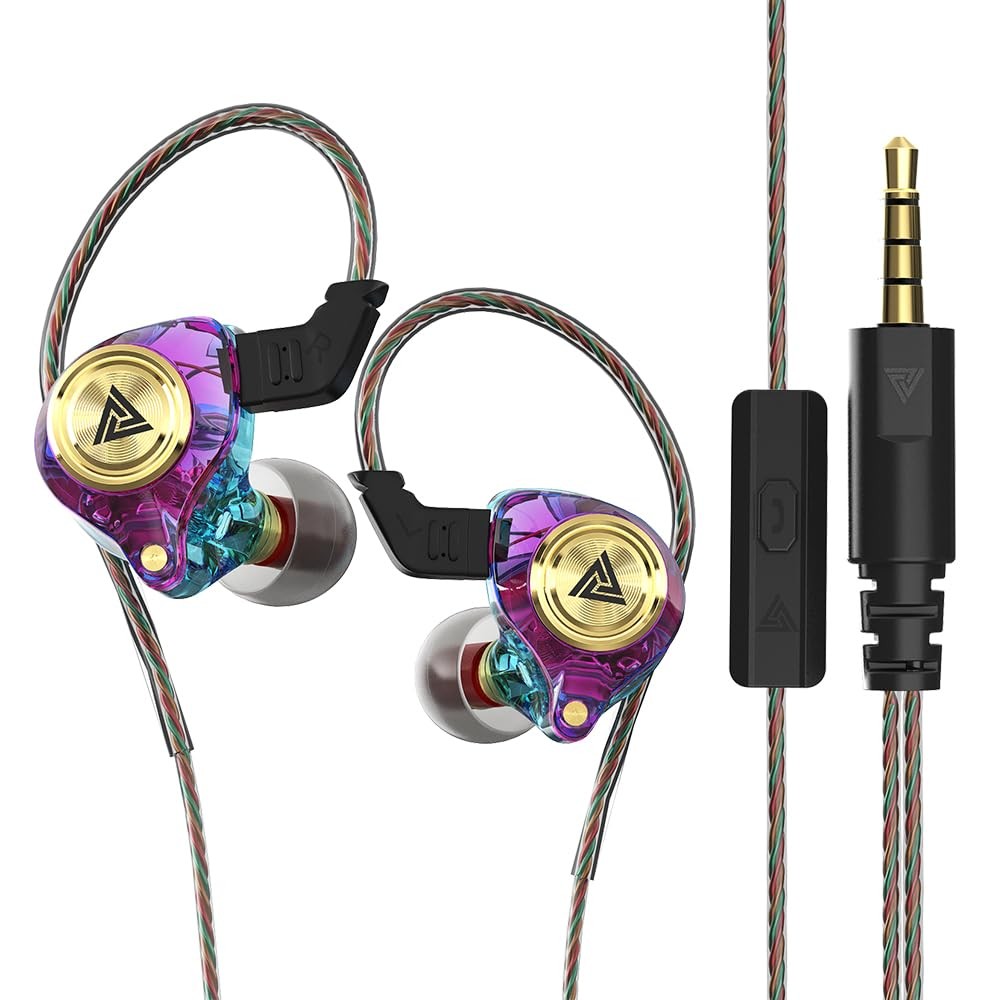 CNWUJASS AK3FILE Wired Earbuds, 3.5mm Sports in-Ear Headphones, Gaming Headse...