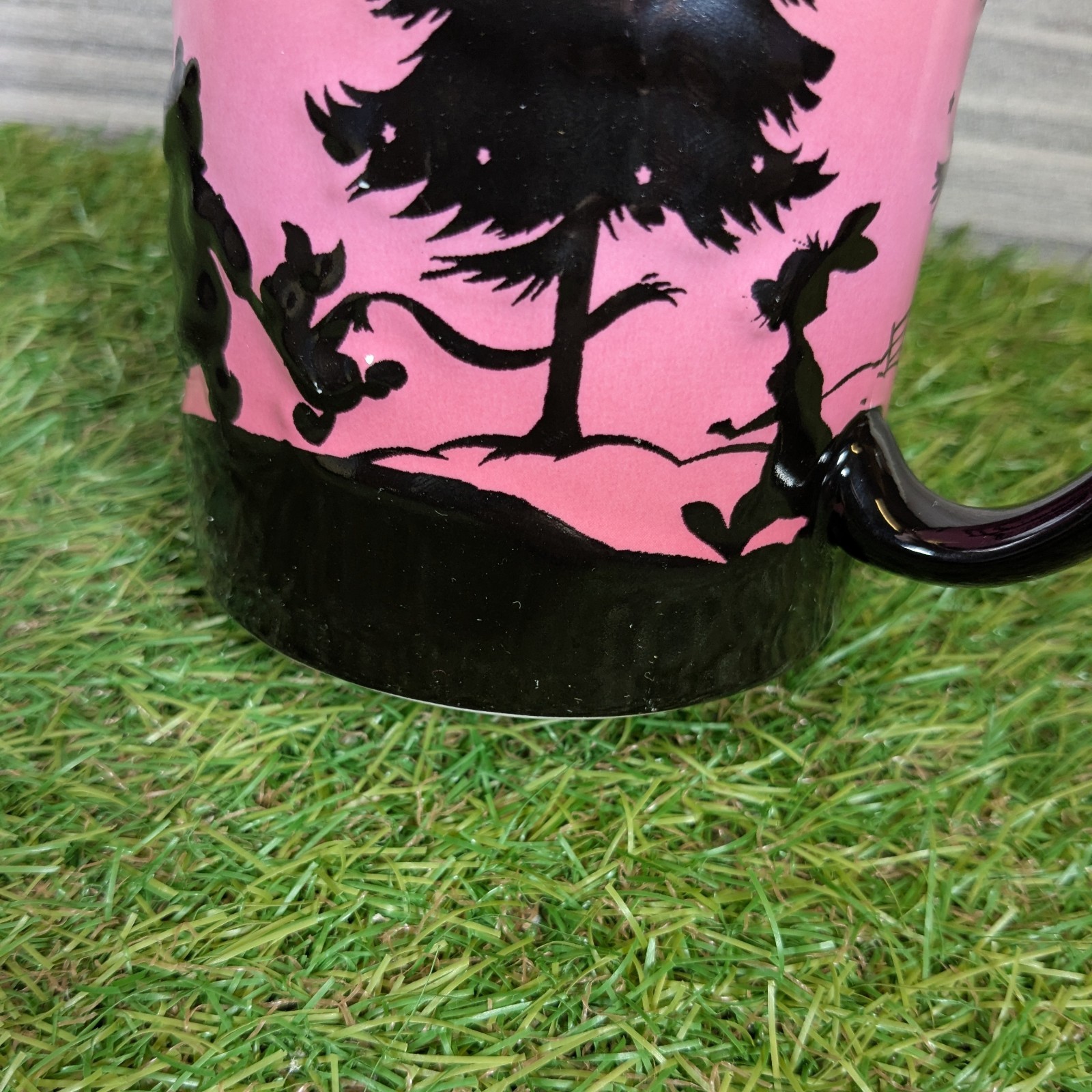Disney Parks Winnie the Pooh 3D Coffee Mug Silhouette Ombre Sunset Ho Ho Ho Mug