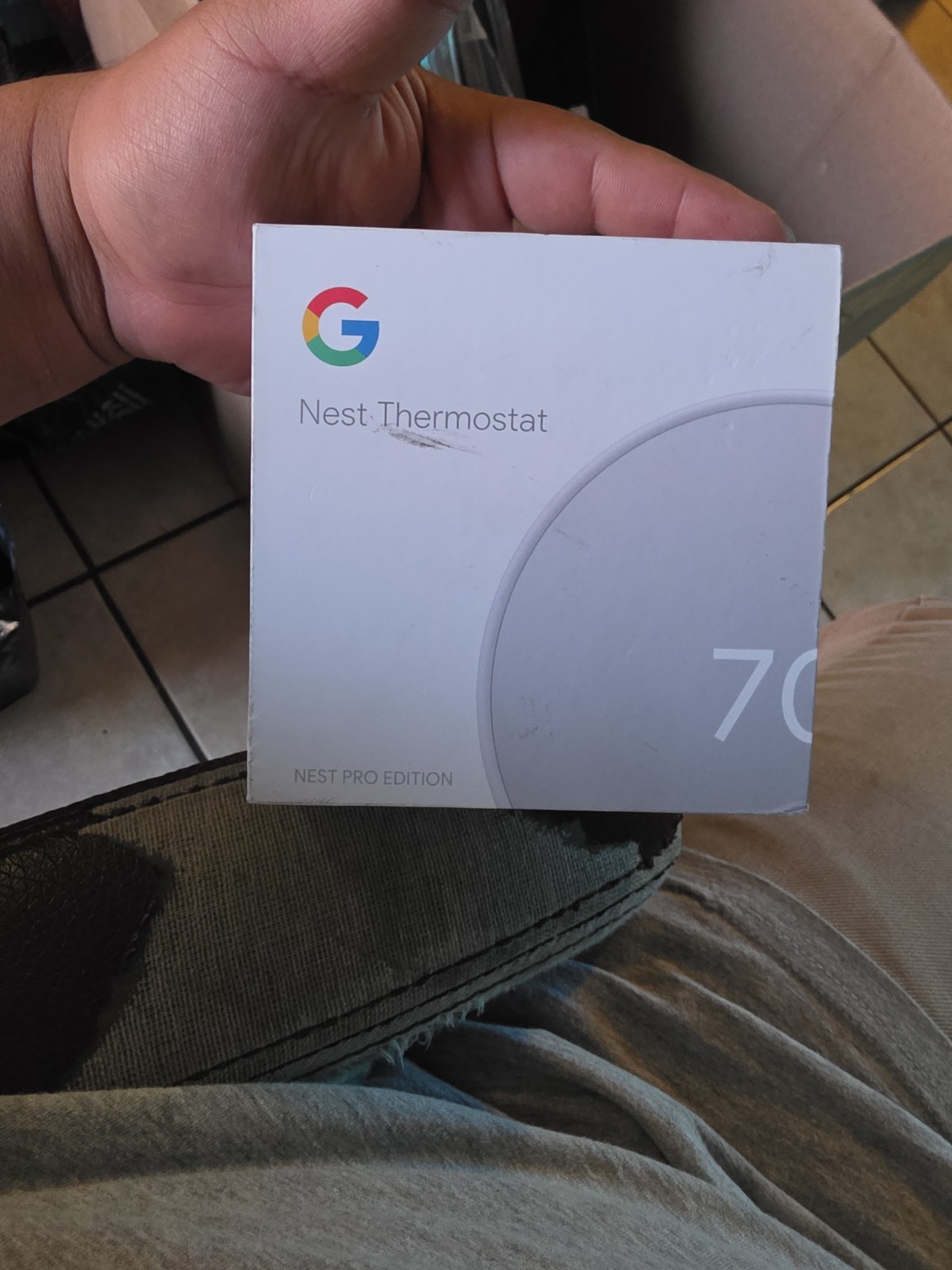 Google Nest Programmable Smart Wi-Fi Thermostat - White (GA02180-US)