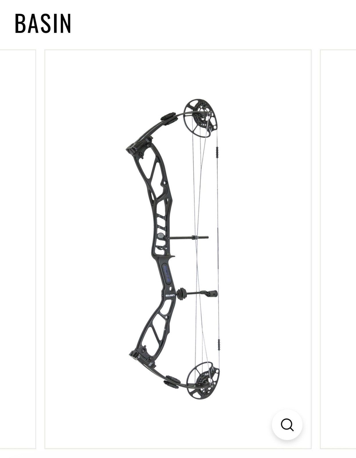 Elite Basin compound bow with accessories