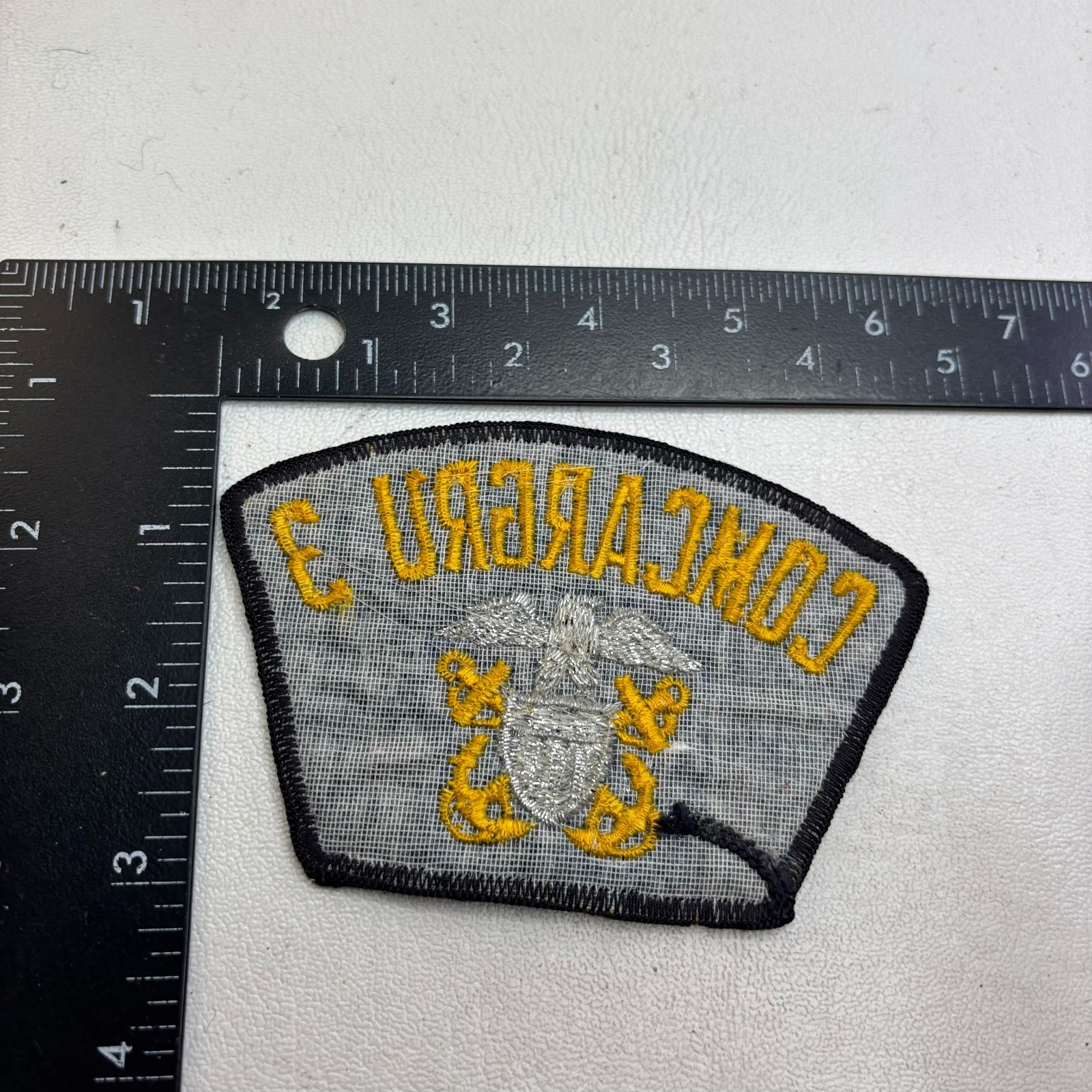 COMCARGRU 3 US Navy Hat Patch Military 62NS