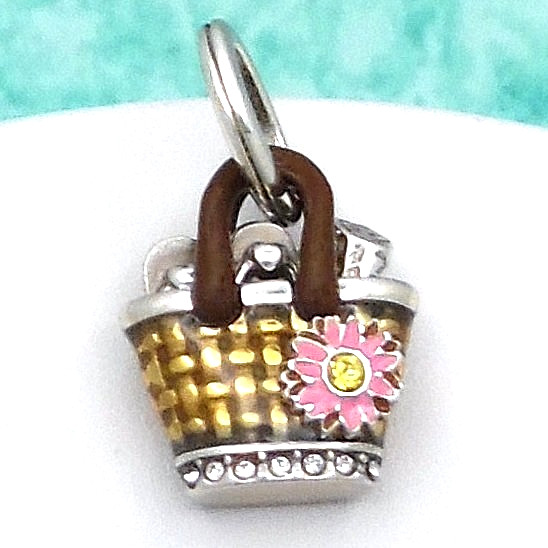 Brighton Daisy Hand Bag Charm NWOTag $42 Jewelry