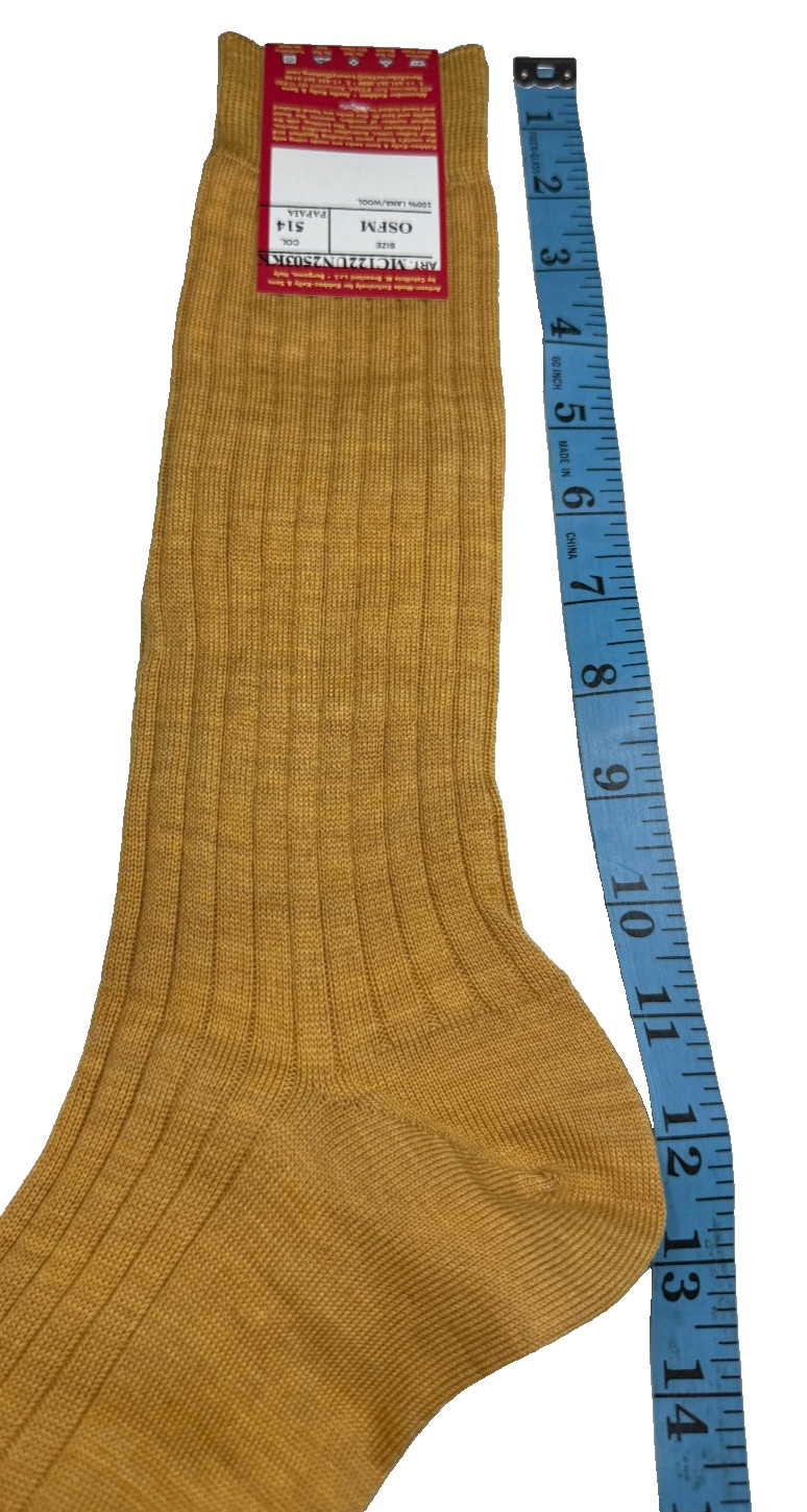 Bresciani 1970/ Alexander Joelle Italian Luxury 100% Lana Wool Mens Socks NWT