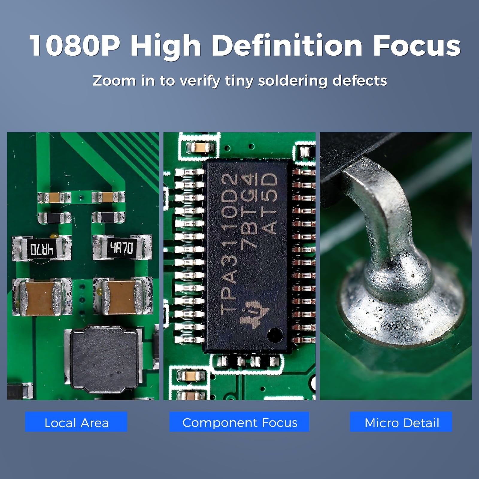 7Inch 1200X Digital Microscope for Electronics Repair
