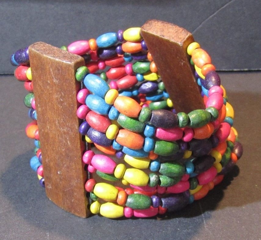 Handcrafted Multi-Colored Beaded Bracelet (601180