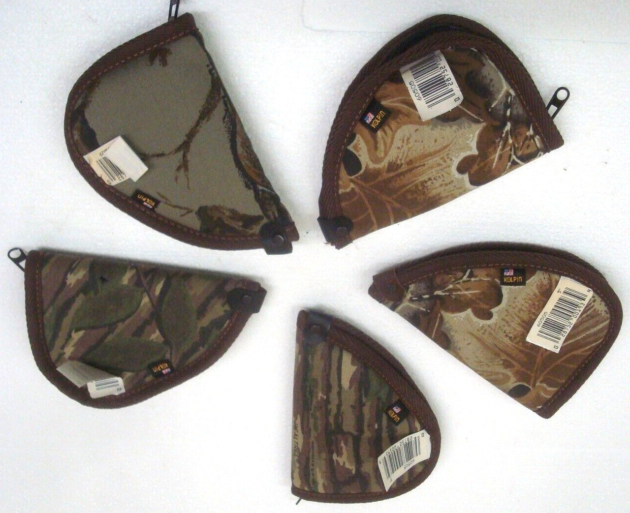 5 Kolpin Soft Padded Hand Gun Rug 5" WOODY Case s Zippered Pouch Bag Pistol Case