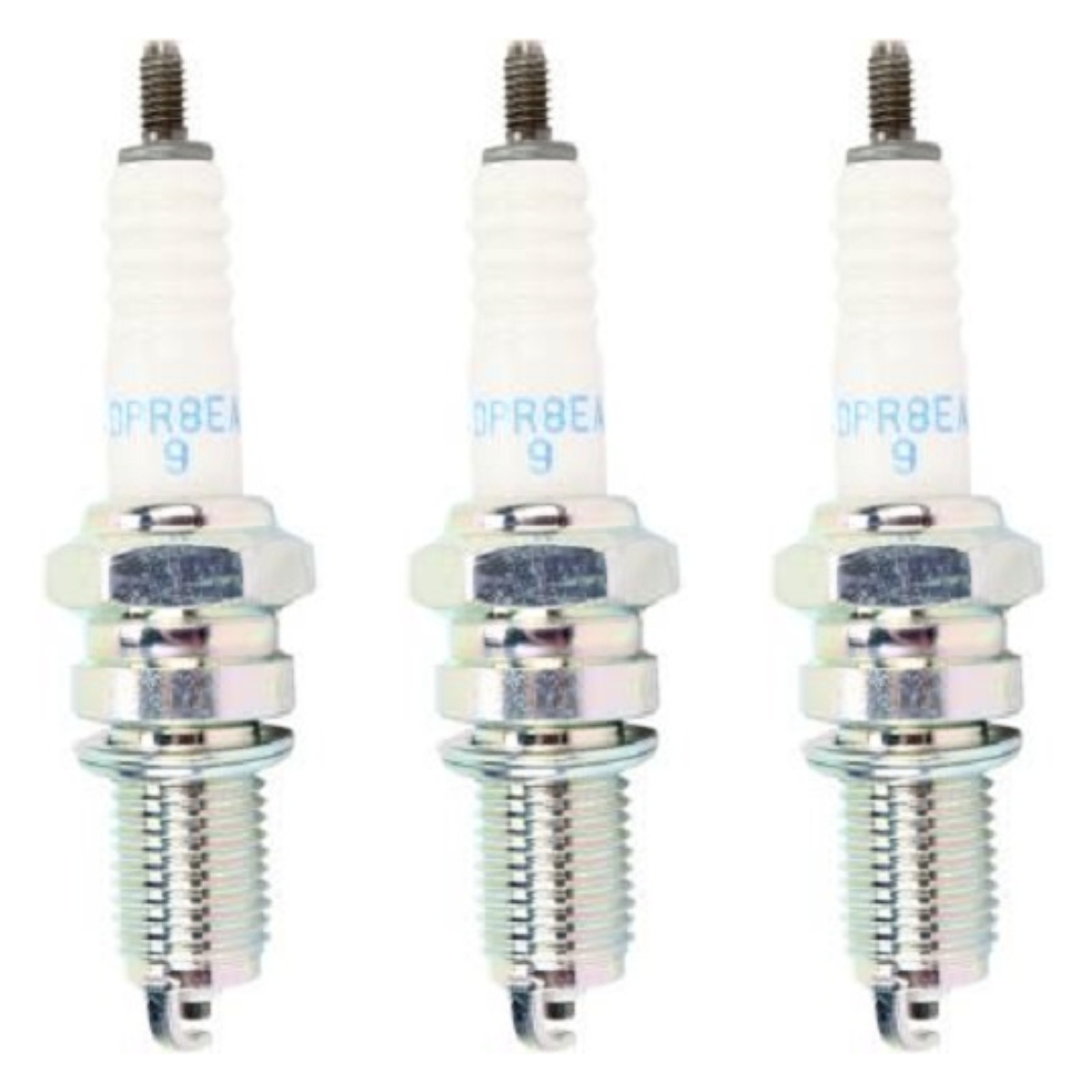 3-Pack NGK DPR8EA-9 Spark Plugs for 1999-2002 TRIUMPH Legend TT