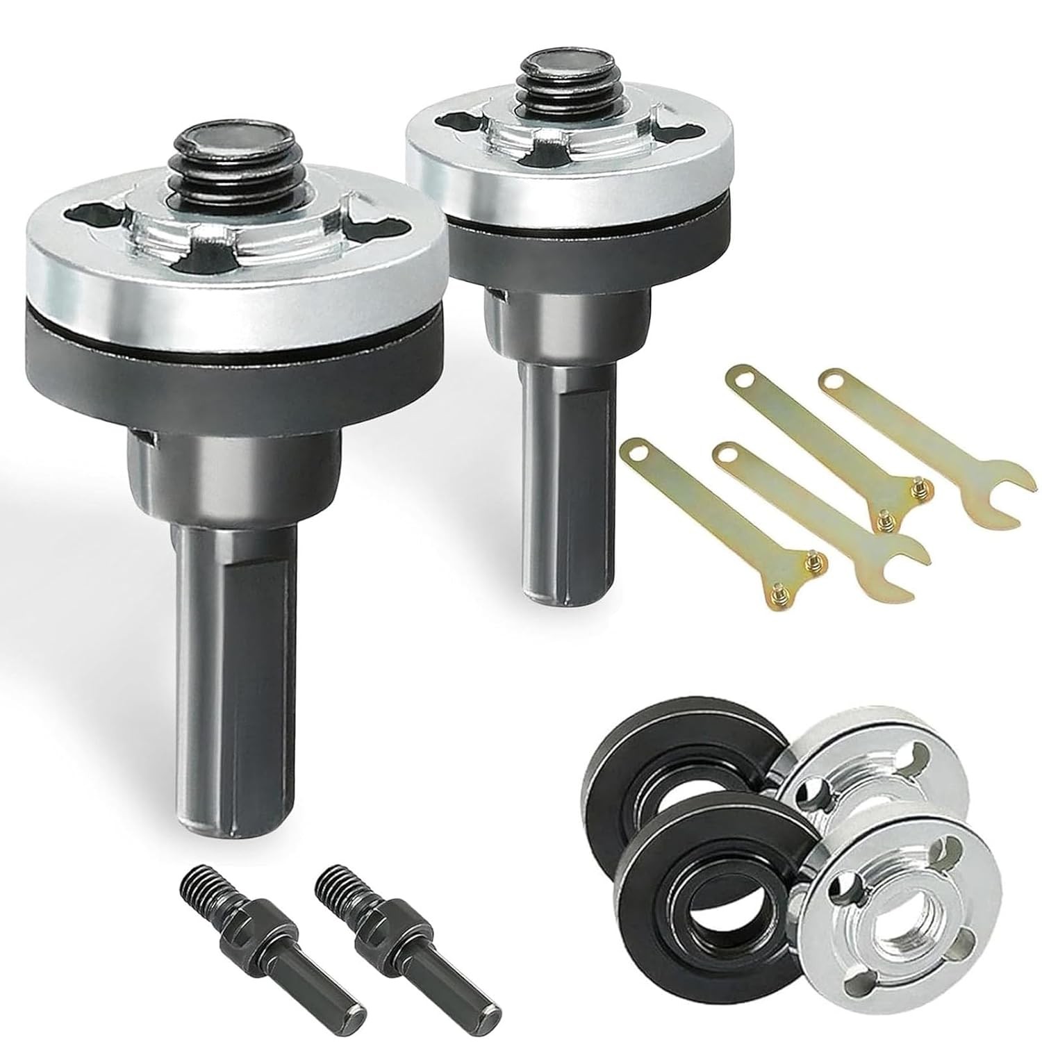 2 PCS Angle Grinder Adapter Kit, Drill to Grinder Conversion Connector Set