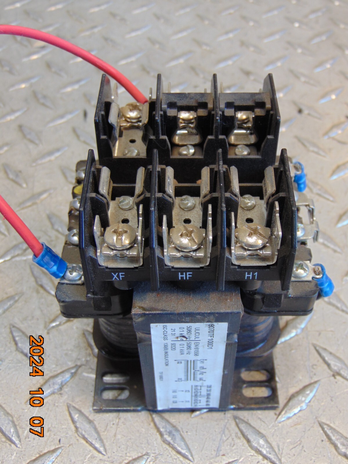 SQUARE D 9070TF100D1 0.1KVA TRANSFORMER PRI: 240/480V SEC: 110/120V