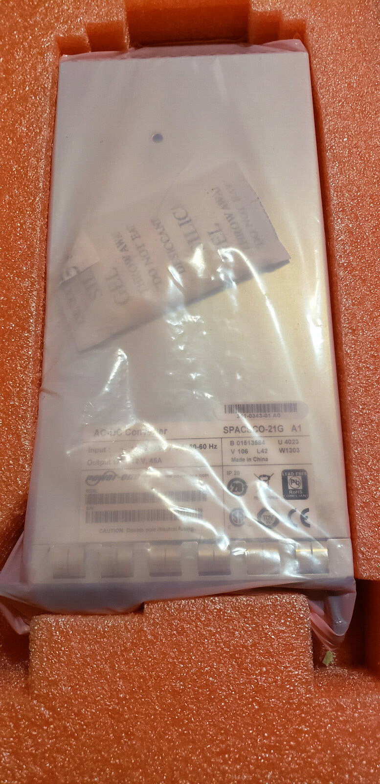 POWER-ONE SPACSCO-21G-A1 AC-DC Power Supply / CISCO # 341-0343-01