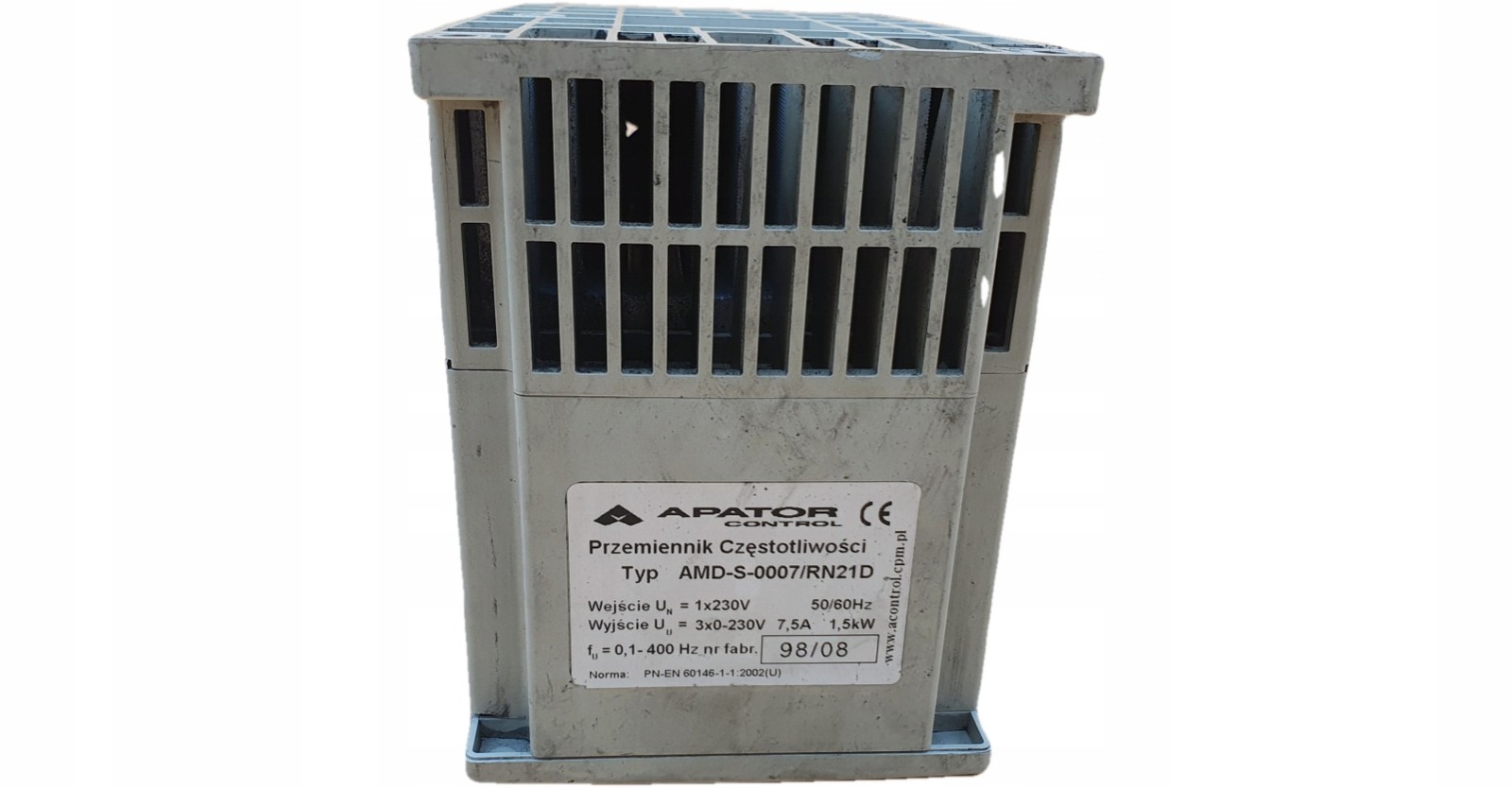 INVERTER APATOR CONTROL AMD S1 AMD-S-0007/RN21D