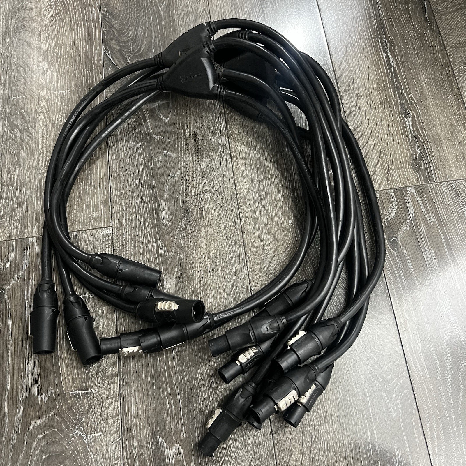 Lot Of 5 Lex Neutrik PowerCON True1 Power Cable Splitter Twofer
