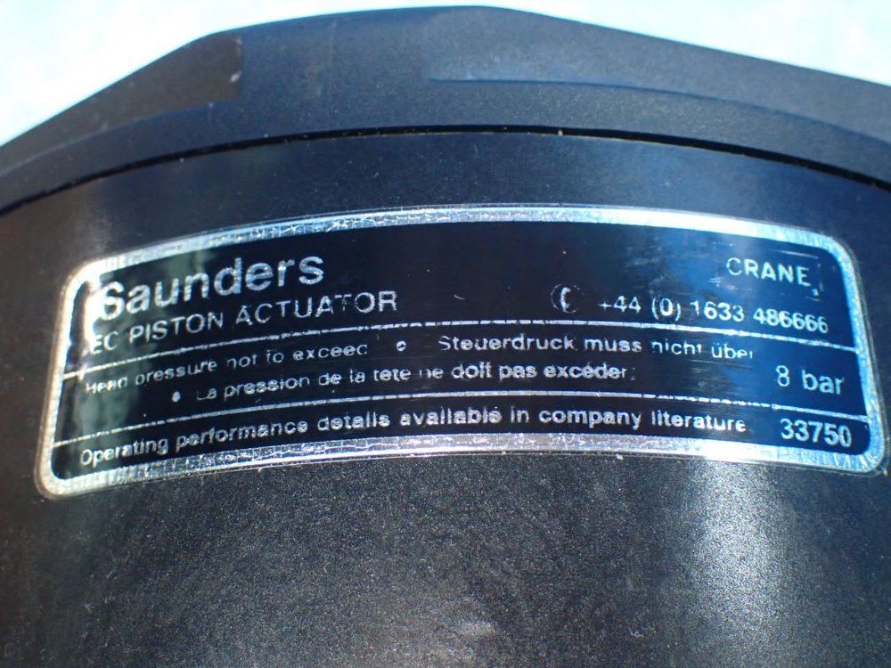 SAUNDERS 4-60190-1 ELECTRICALLY CONTROLLED PISTON ACTUATOR 10251700747