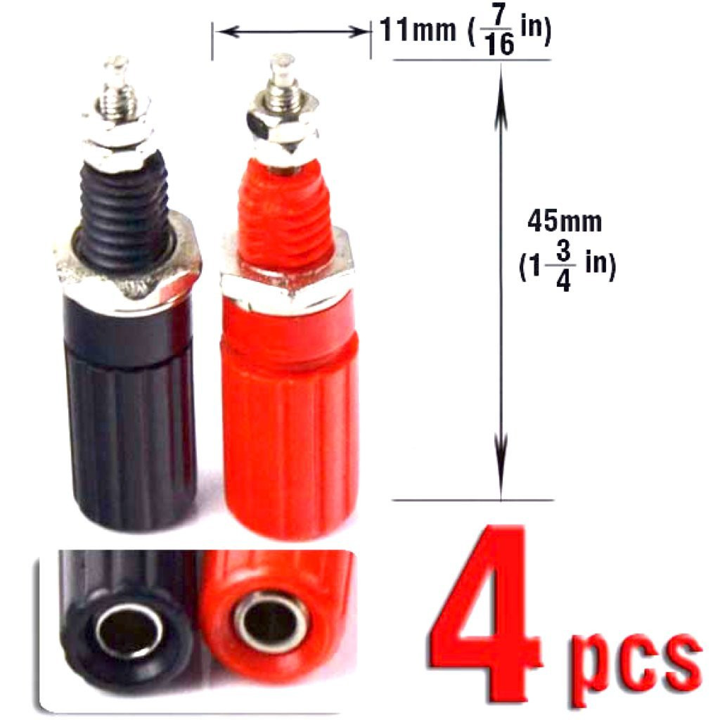 CESS Amplifier Terminal Connector Binding Post Banana Plug Jack Socket Panel/Cha