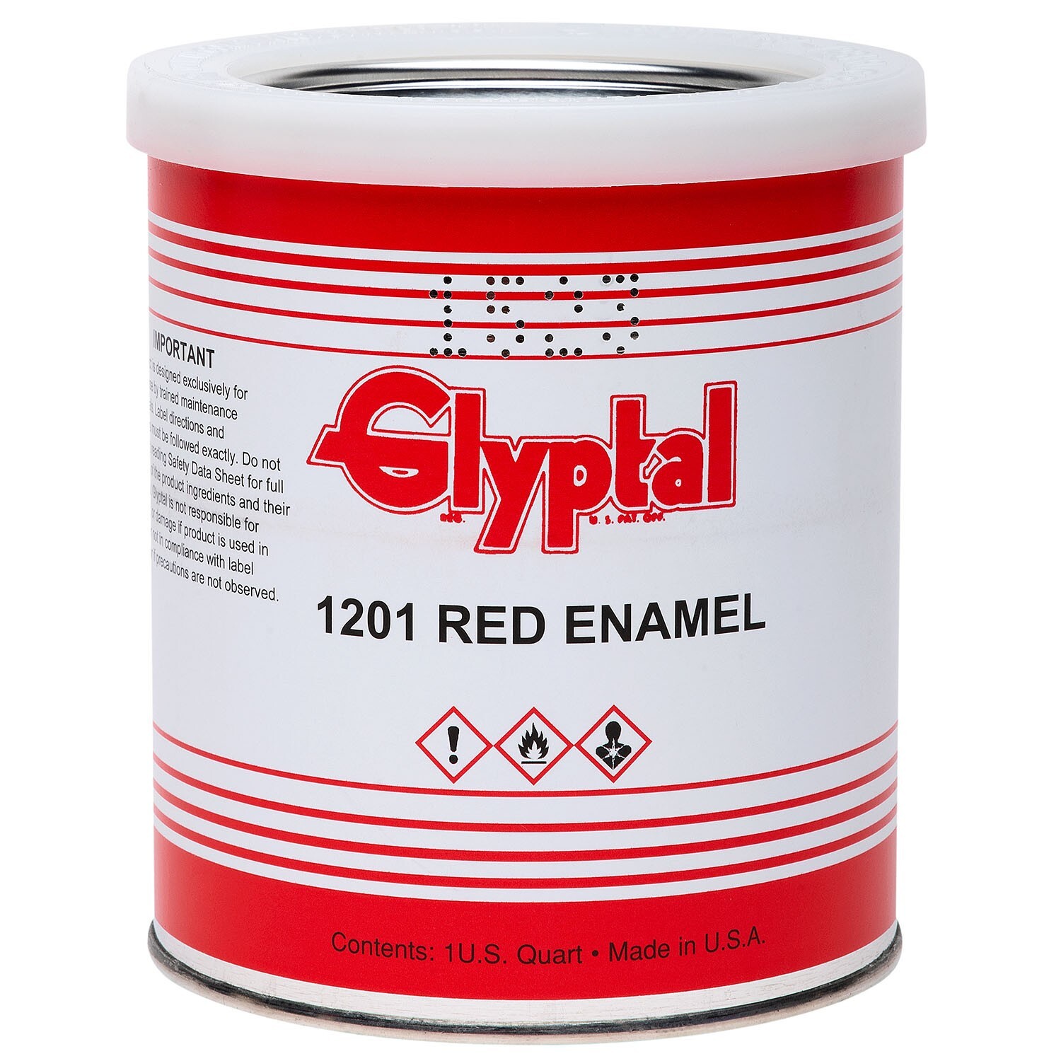Eastwood Glyptal Red Brush On 1 Quart Automotive Paint Seals For Uneven Surfaces