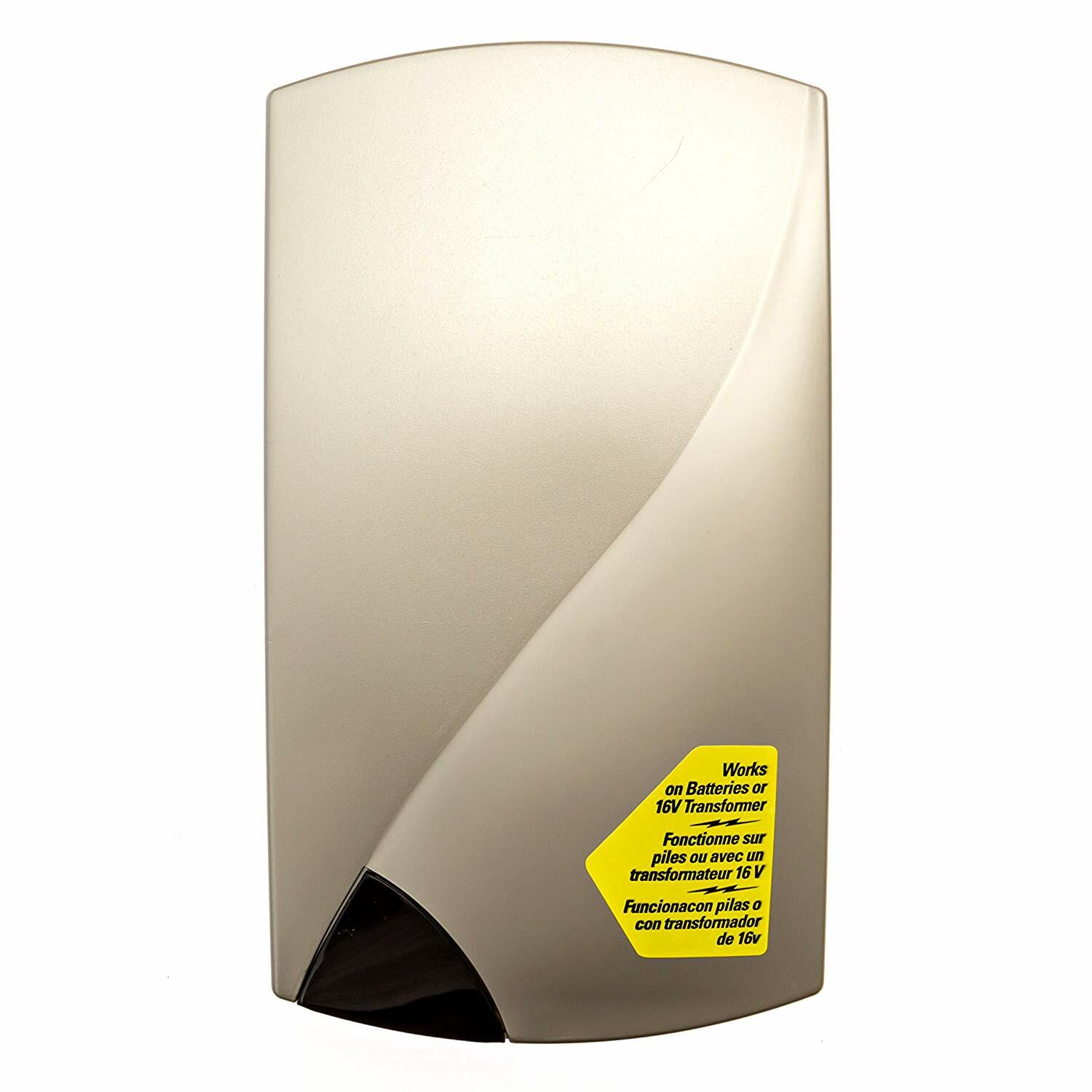 Carlon DH253 Chime With Satin Nickel Finish- Battery or Transformer Operated