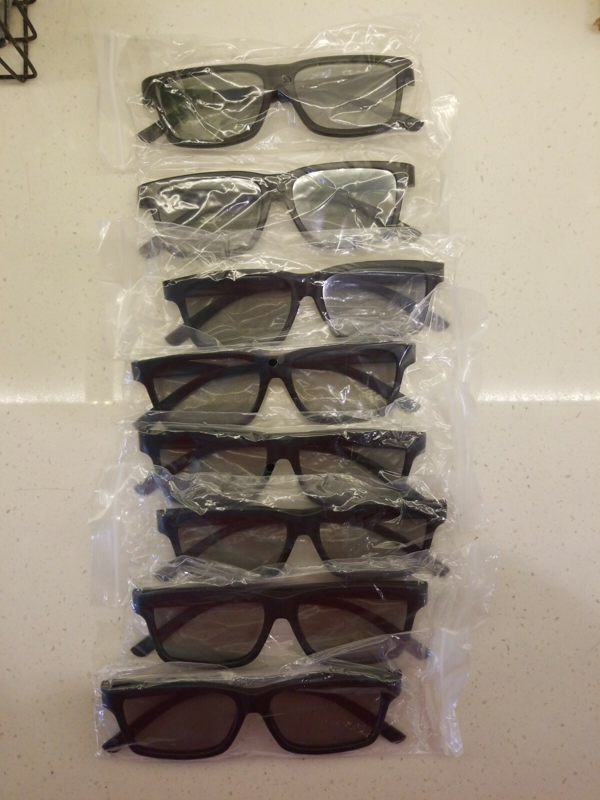 Experience the thrill of 3D movies with these 8 pairs of passive theater glasses