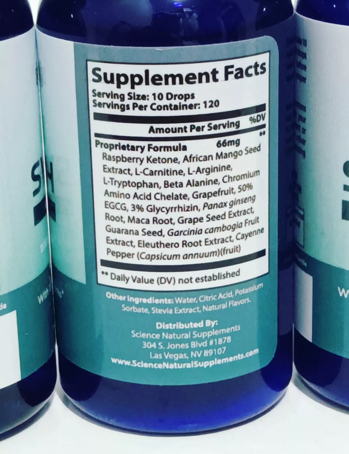 3 Pack Science Natural Supplements Bio Switch Dietary Supplement 2 Fl Oz. NEW