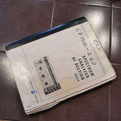 HP Hewlett Packard 8555A Spectrum Analyzer RF Operator & Service Manual