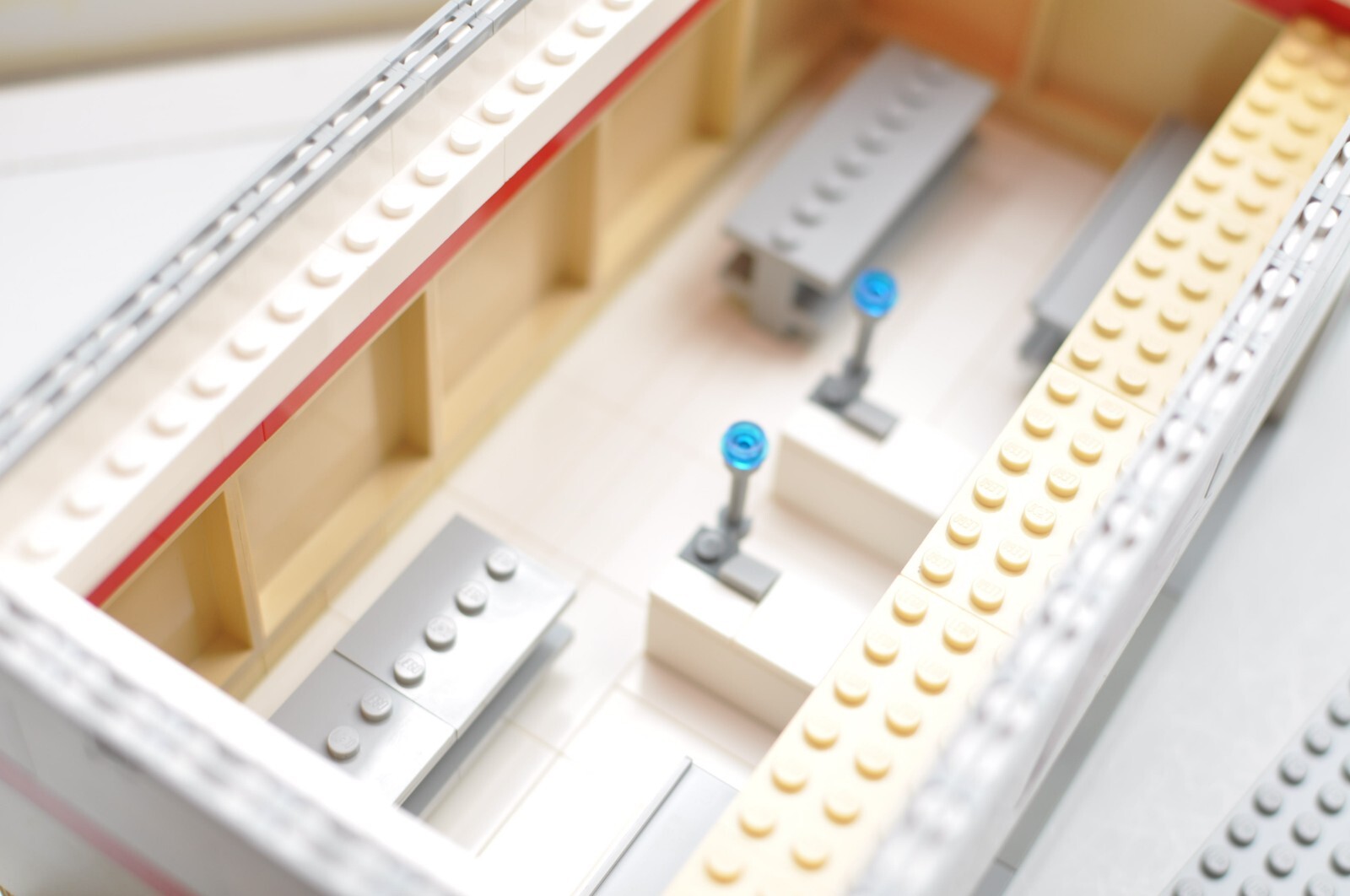 Custom Retail Store Model Built with Bricks