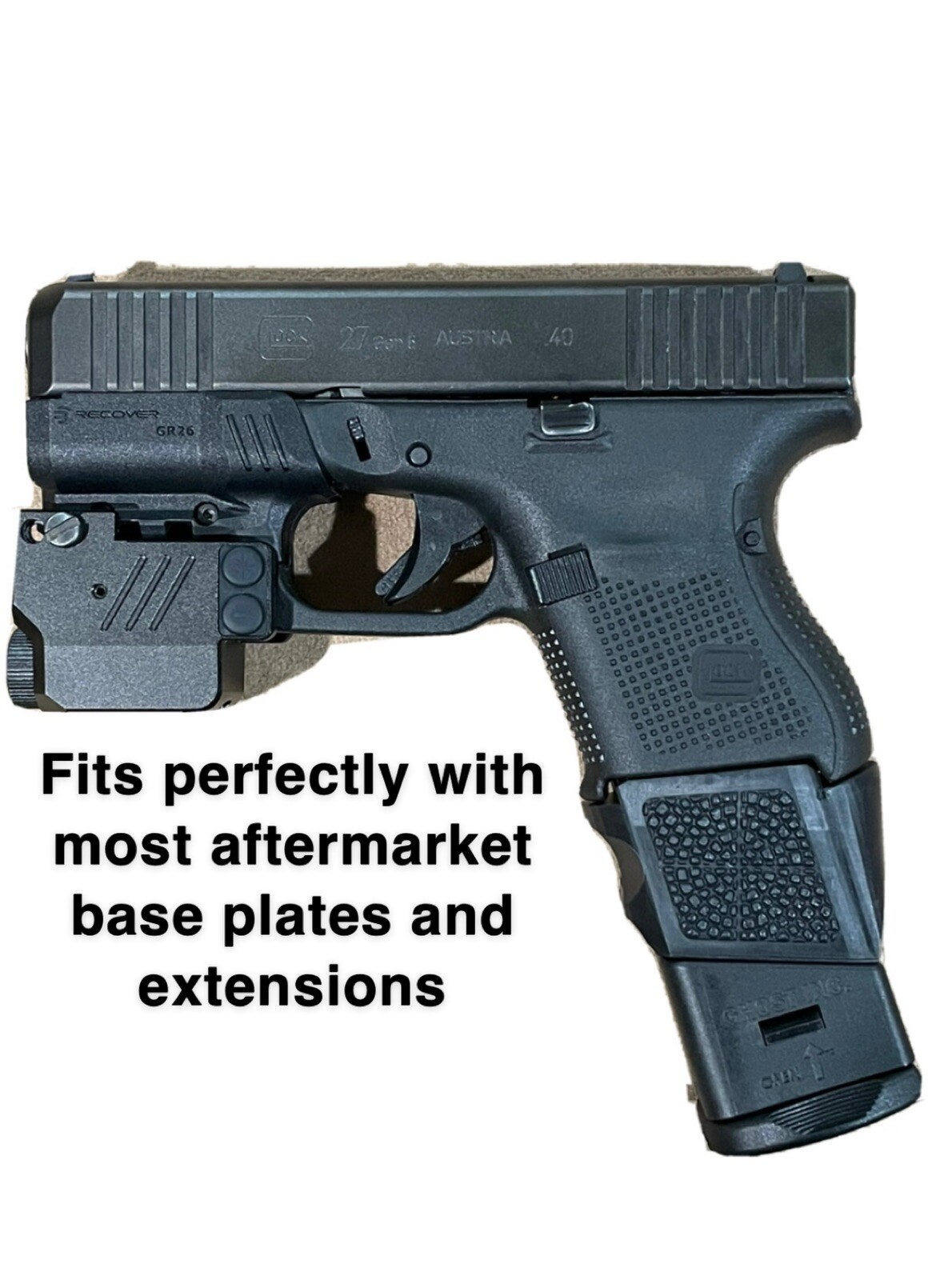 GLOCK 27 sleeve Magazine sleeve for Glock 27/26 with Glock G17/G22 Magazines