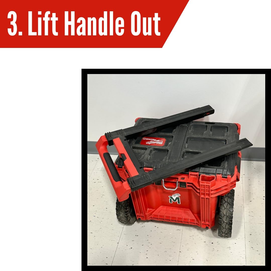 Quick Release Handle Pins for Milwaukee Packout | Handle Removal Kit