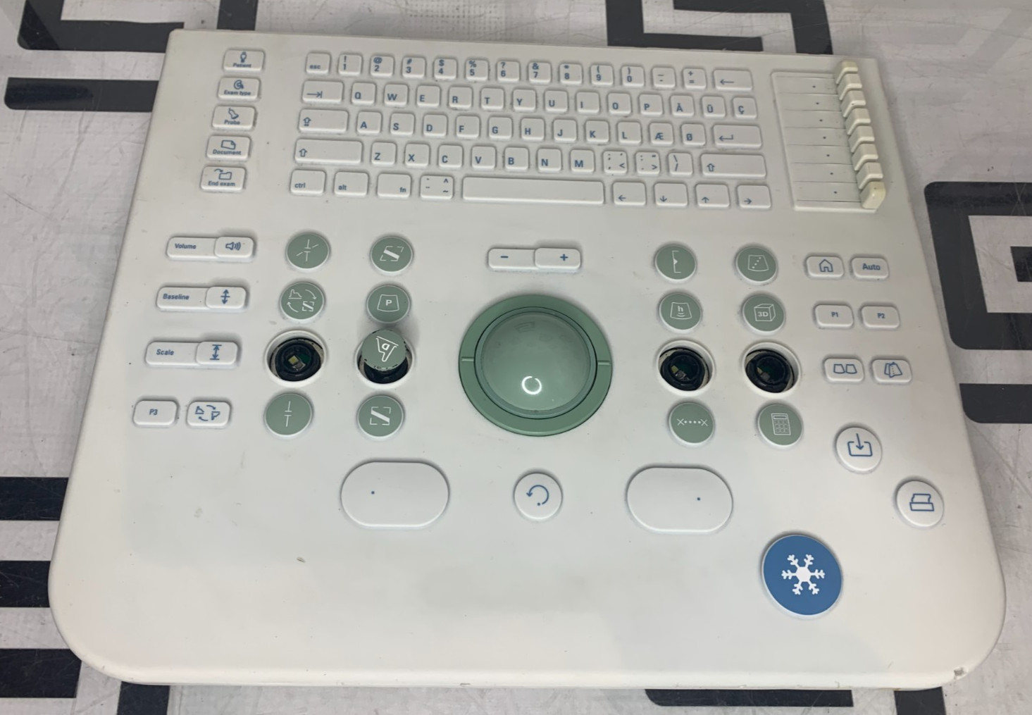 BK Medical Flex Focus 500 Keyboard Ultrasound Control Panel NP0182