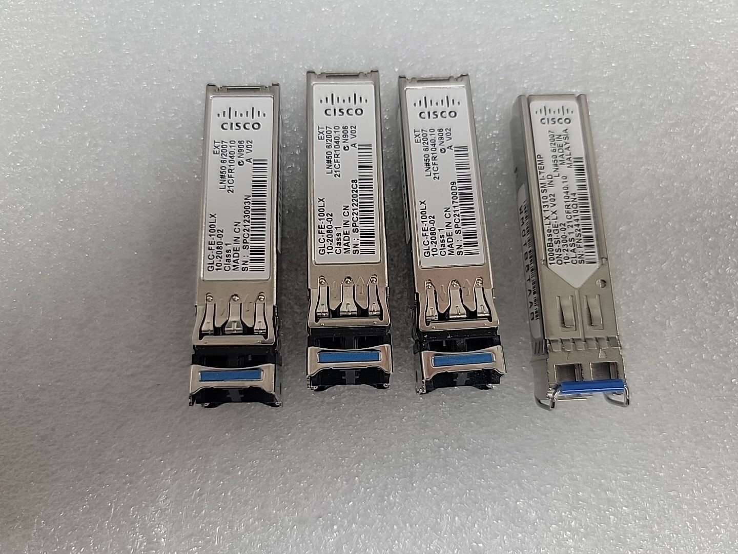 4 PC-GENUINE CISCO TRANCIEVERS