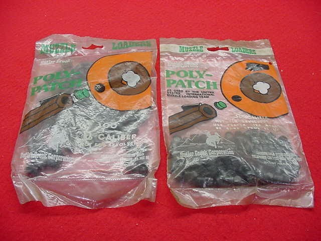 Butler Creek-.36 Caliber-Poly-Patch- Lot of 2 (200) - NOS  (K)