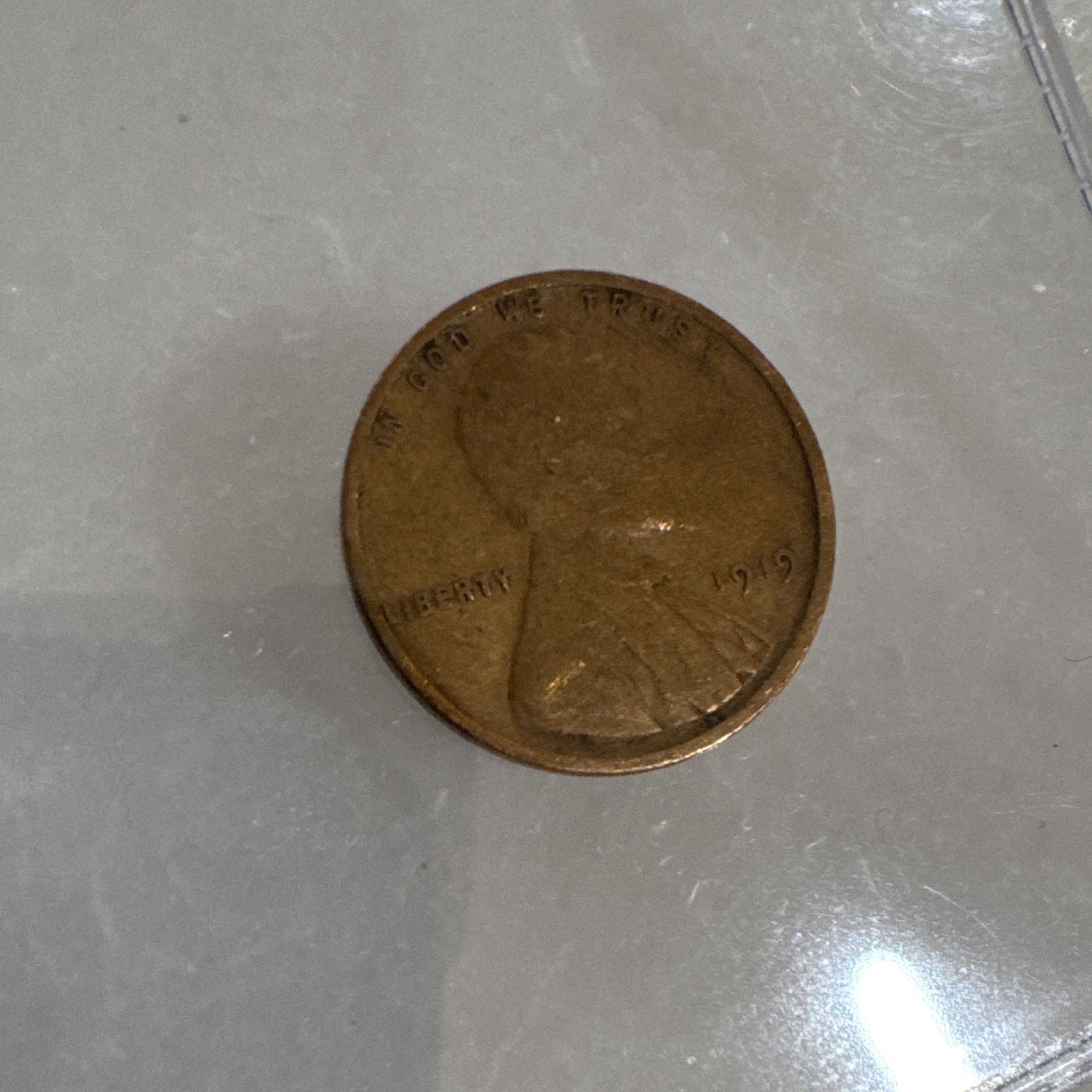 Lincoln Wheat Small Cent 1919 / 1923(Philadelphia) Business Strike Bronze KM#132