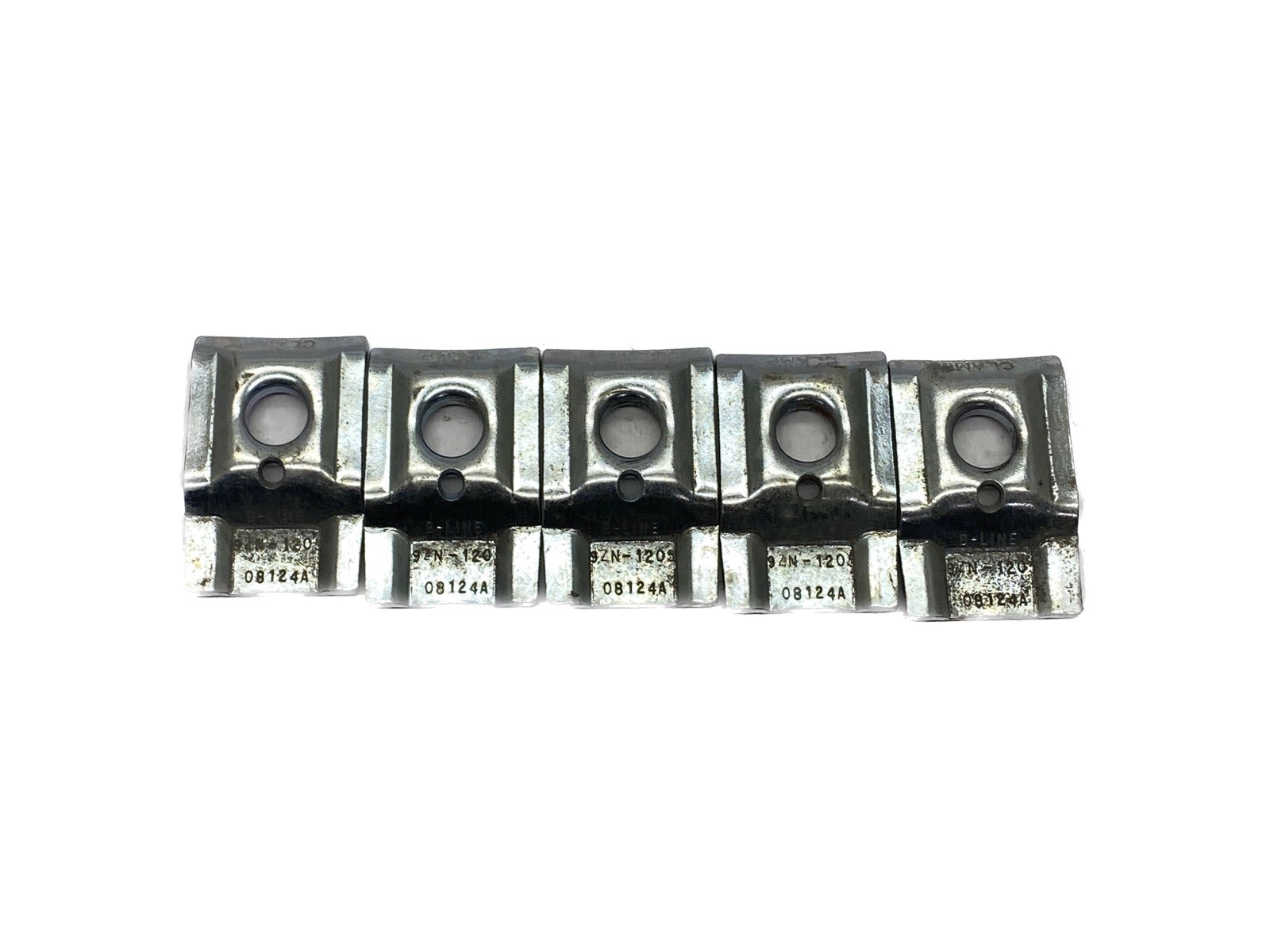 NEW OLD STOCK LOT of 5 Cooper 2-1/4” Zinc Plated Comb Clamp Holds 9ZN-1205