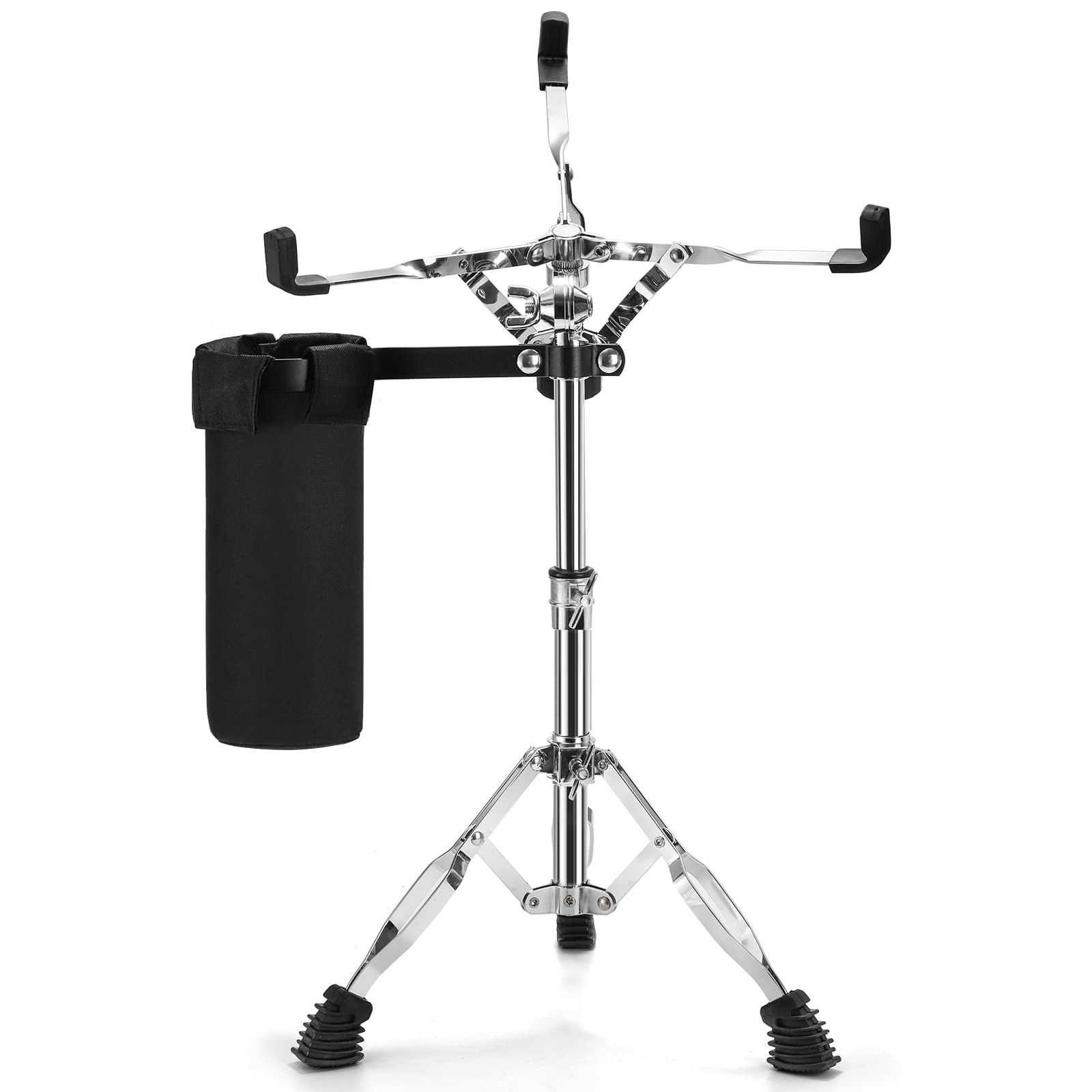 Snare Drum Stand with Drum Sticks Holder, Double Braced Tripod Snare Stand Fi.
