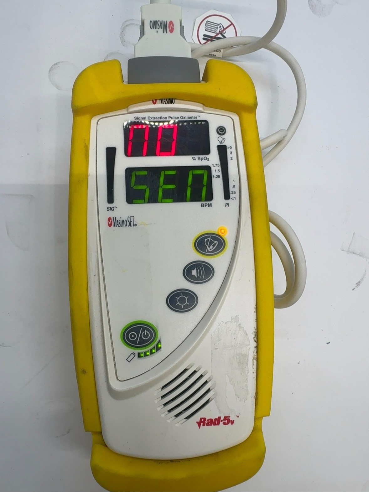 Masimo Rad-5v Signal Extraction Pulse Oximeter T8 E11