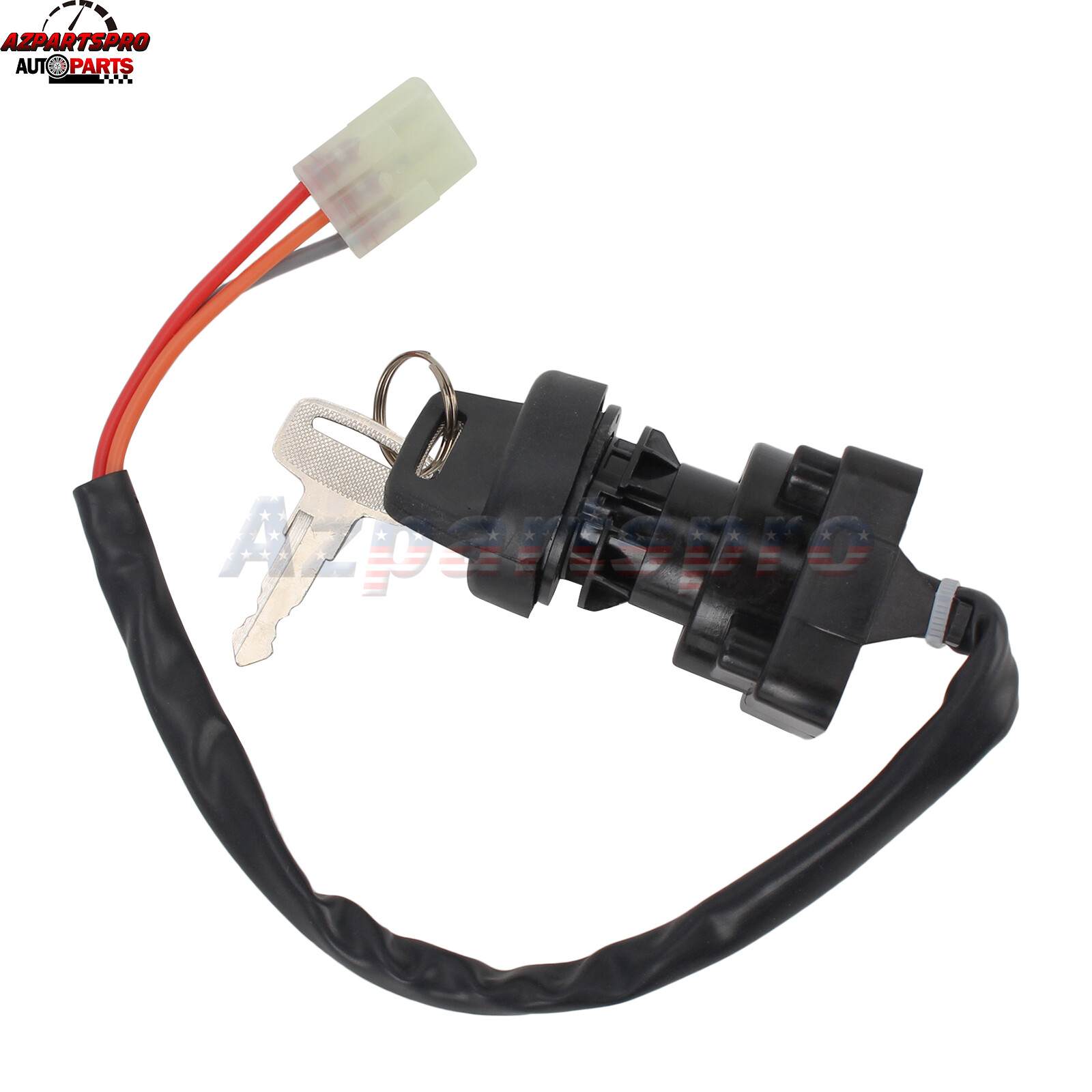 3430-040 Ignition Key Switch w/ Two Keys For 2000-2007 Arctic Cat 400 500 ATV