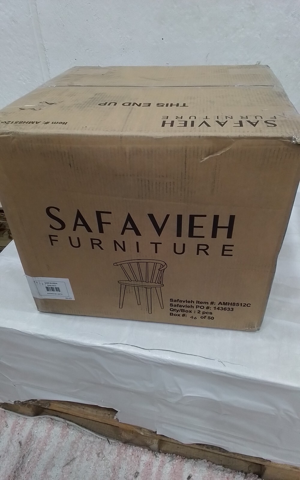 Safavieh BLANCHARD SIDE CHAIR, Reduced Price 2172748007 AMH8512C